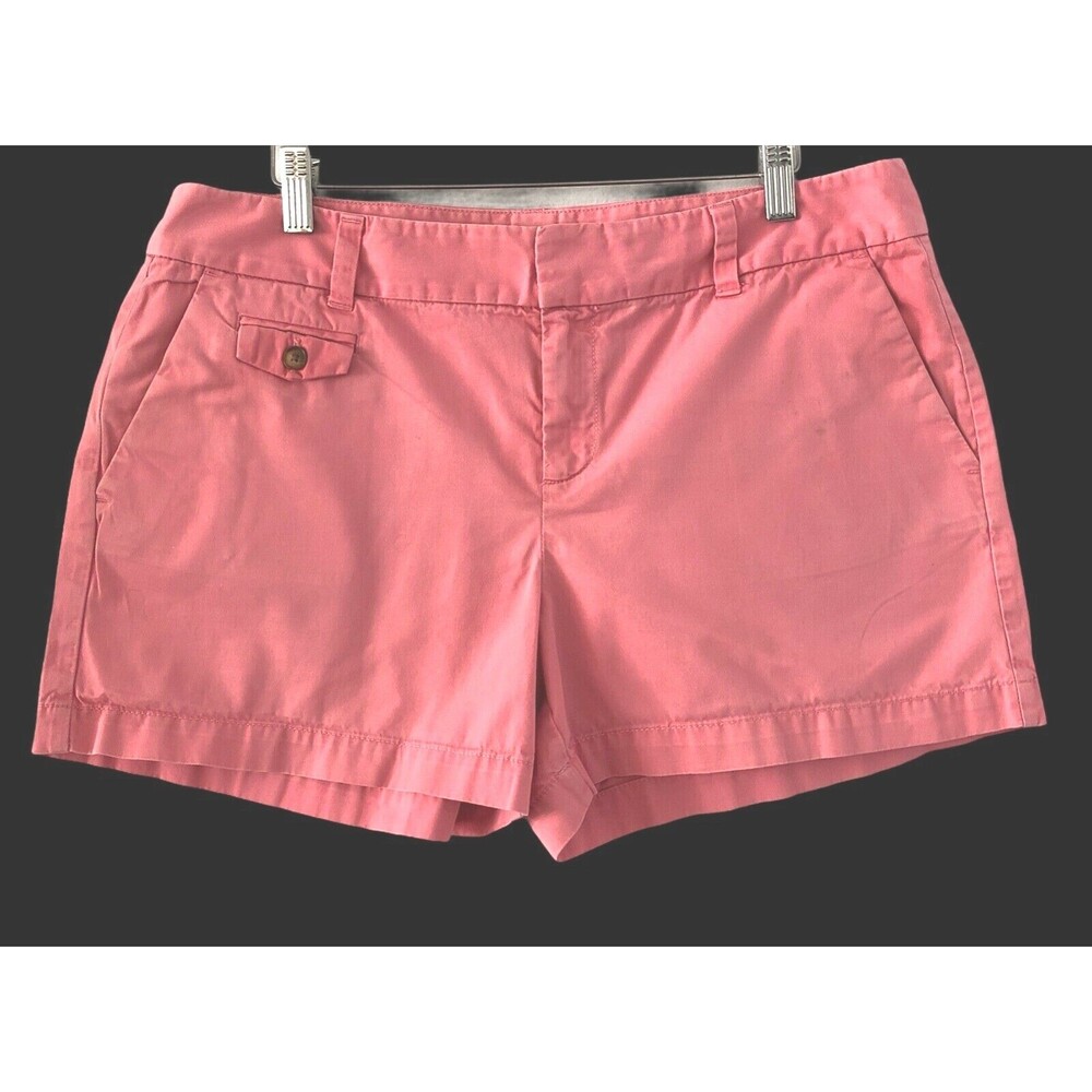 Loft Ann Tylor Shorts 100% Cotton Pink Women 10